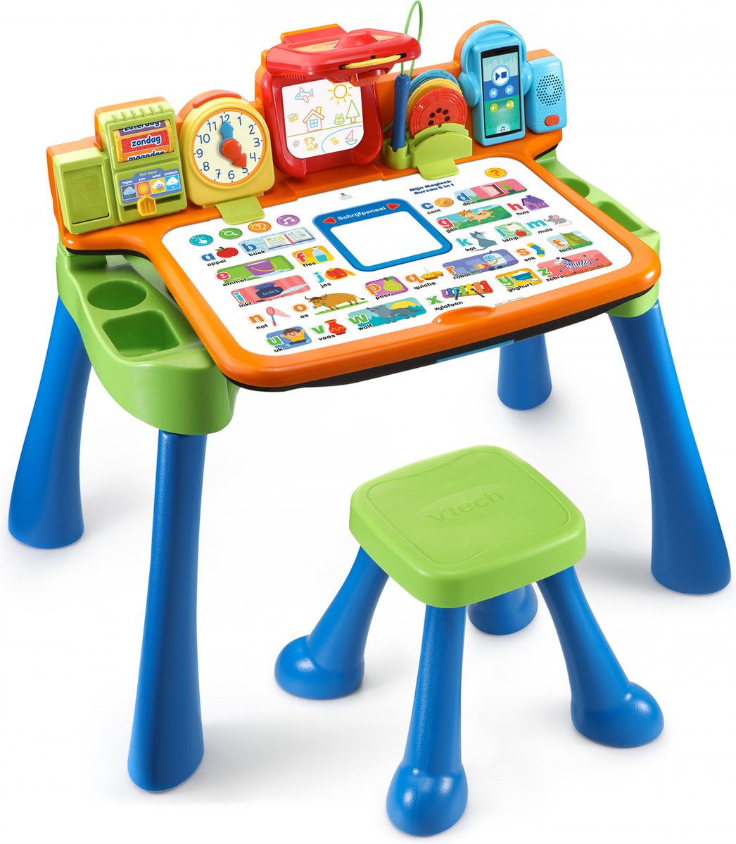 VTech mijn magisch bureau 5 in 1 - interactief speelgoed - kinder bureau - peuter tafel - voor jongens meisjes