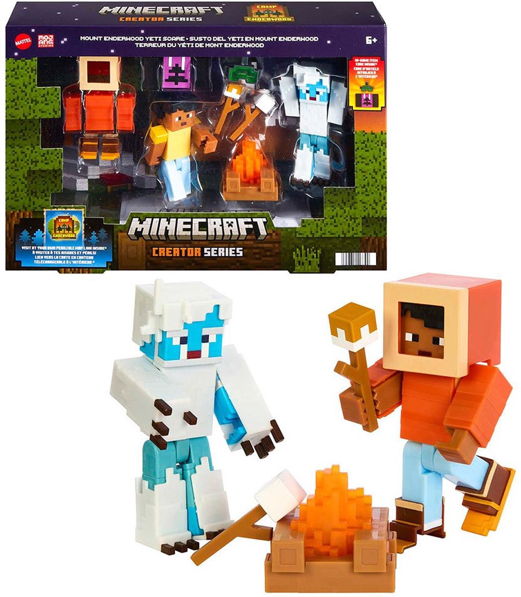 Minecraft creator series - mount enderwood yeti scare story pack - speelfiguur