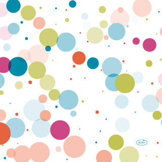 Duni servetten festive bubbles 33x33cm