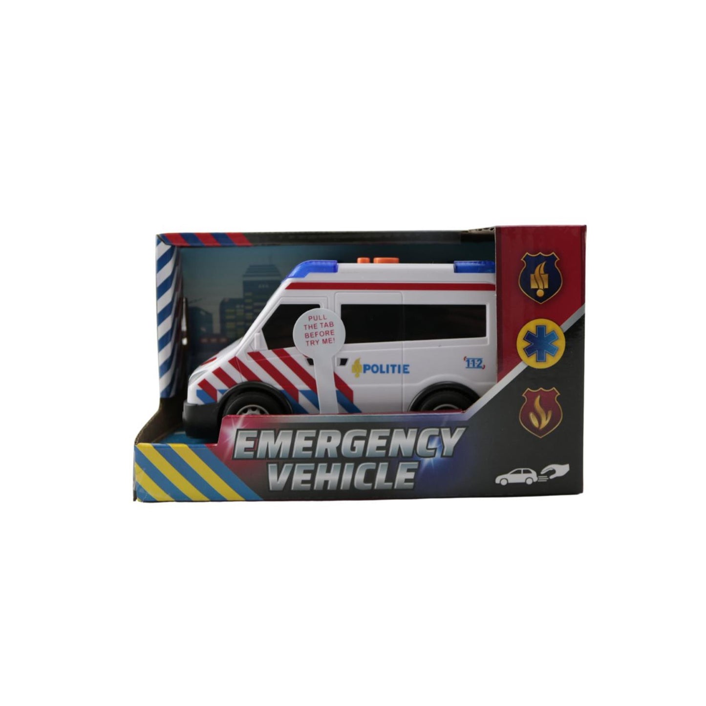 Johntoy hulpvoertuig met l g 13x6xh7,5cm