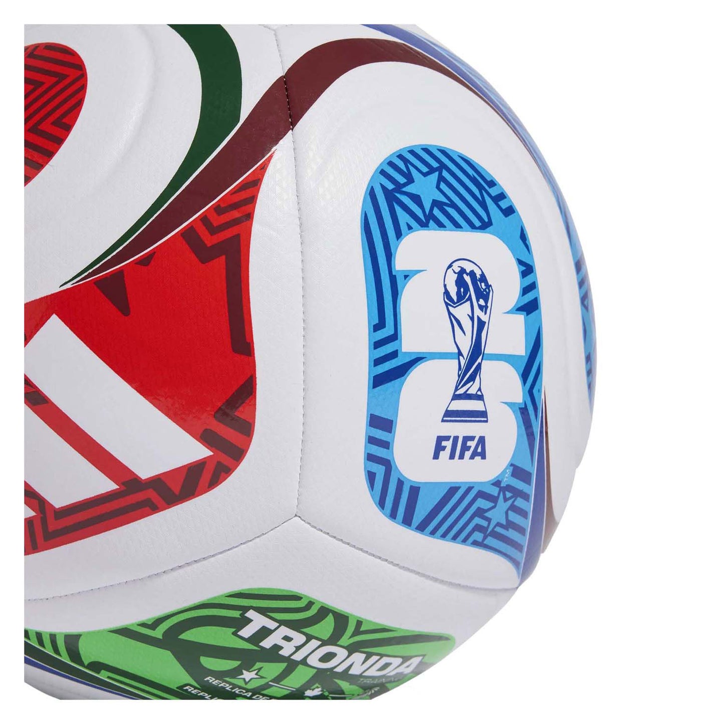 Volare Adidas voetbal fifa wk 2026 maat 5 wit groen rood blauw