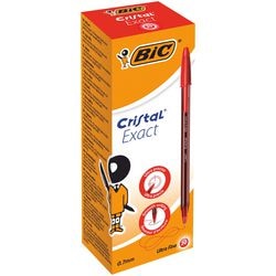 Balpen rood BIC Cristal Exact