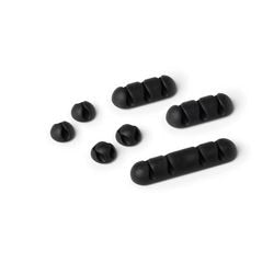 Kabelhouder Durable Cavoline Clip Mix Zwart