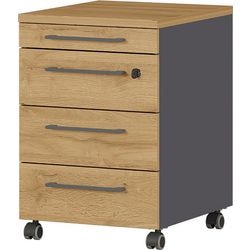 Ladeblok Germania 4239-564 grafiet, eiken