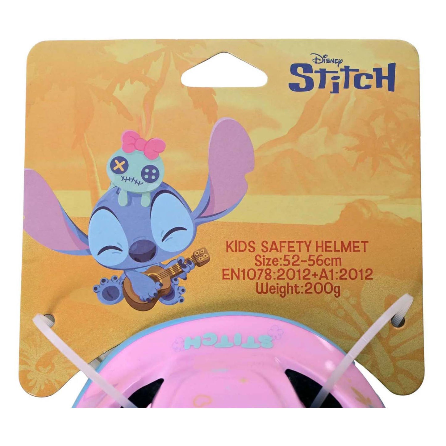 Volare Kinder helm disney stitch roze 52-56cm