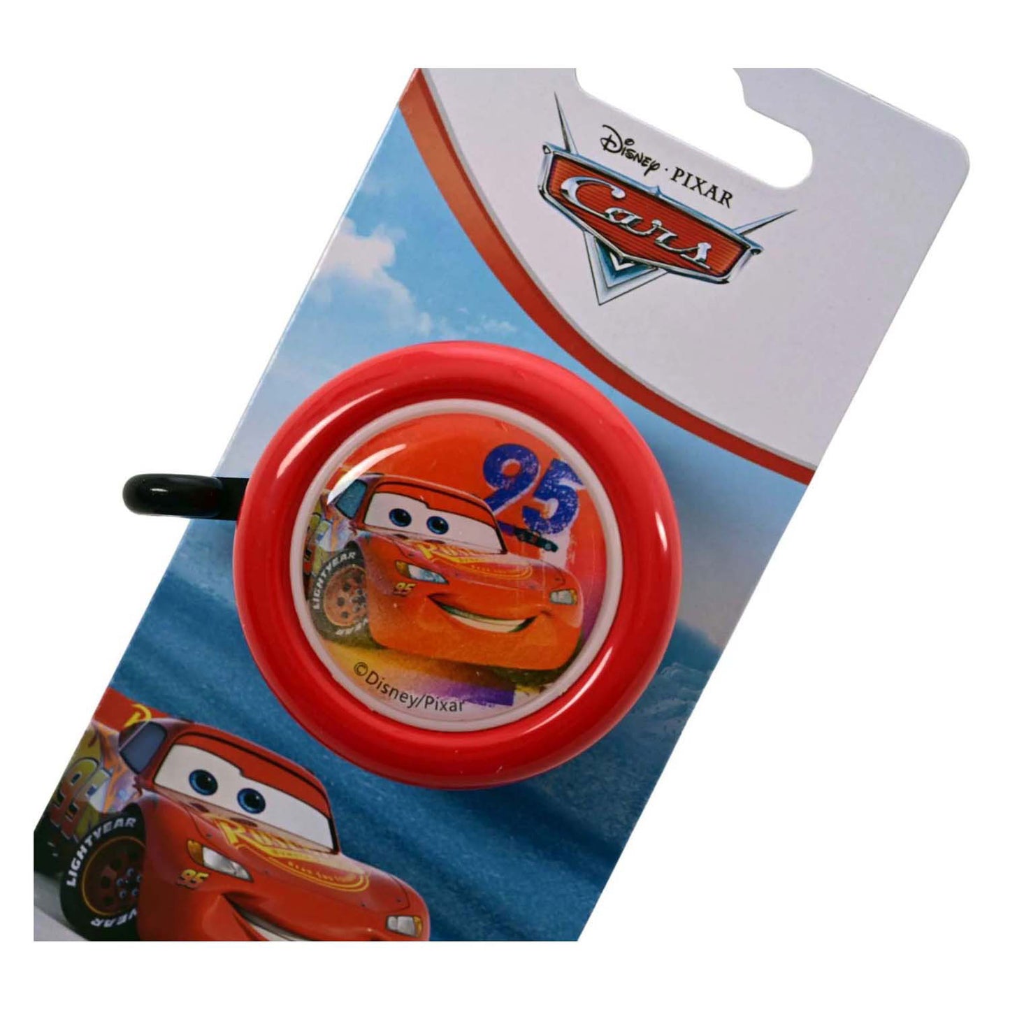 Volare Disney cars fietsbel - jongens - rood