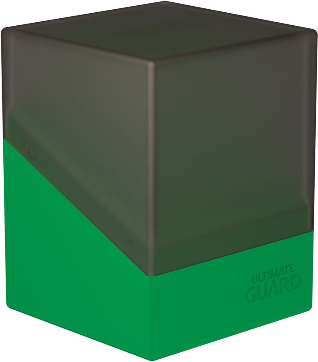 Ultimate Guard boulder 100+ synergy - black green card boxes