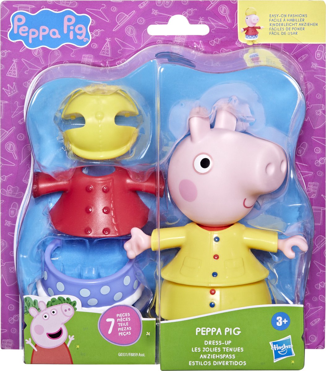 Hasbro Peppa pig leuk vormgegeven figuur roze