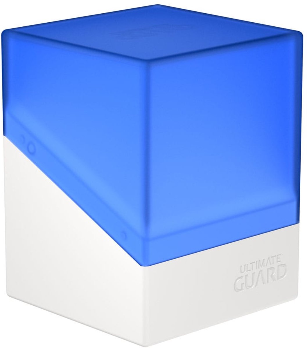 Ultimate Guard boulder 100+ synergy - blue white card boxes