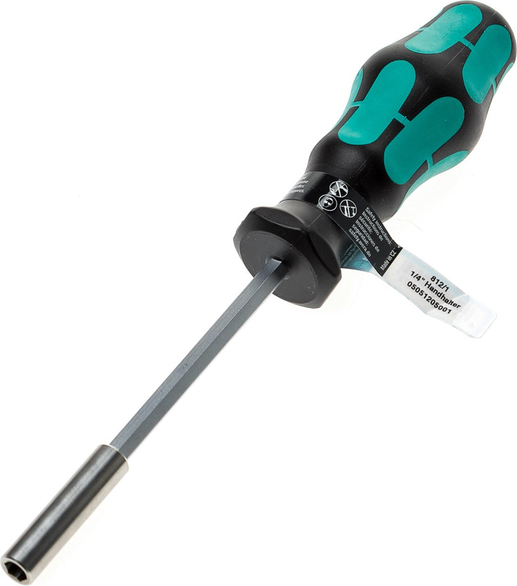 Wera Bondhus bithouder schroevendraaier tbv 1 4 bits magnetisch l=230mm