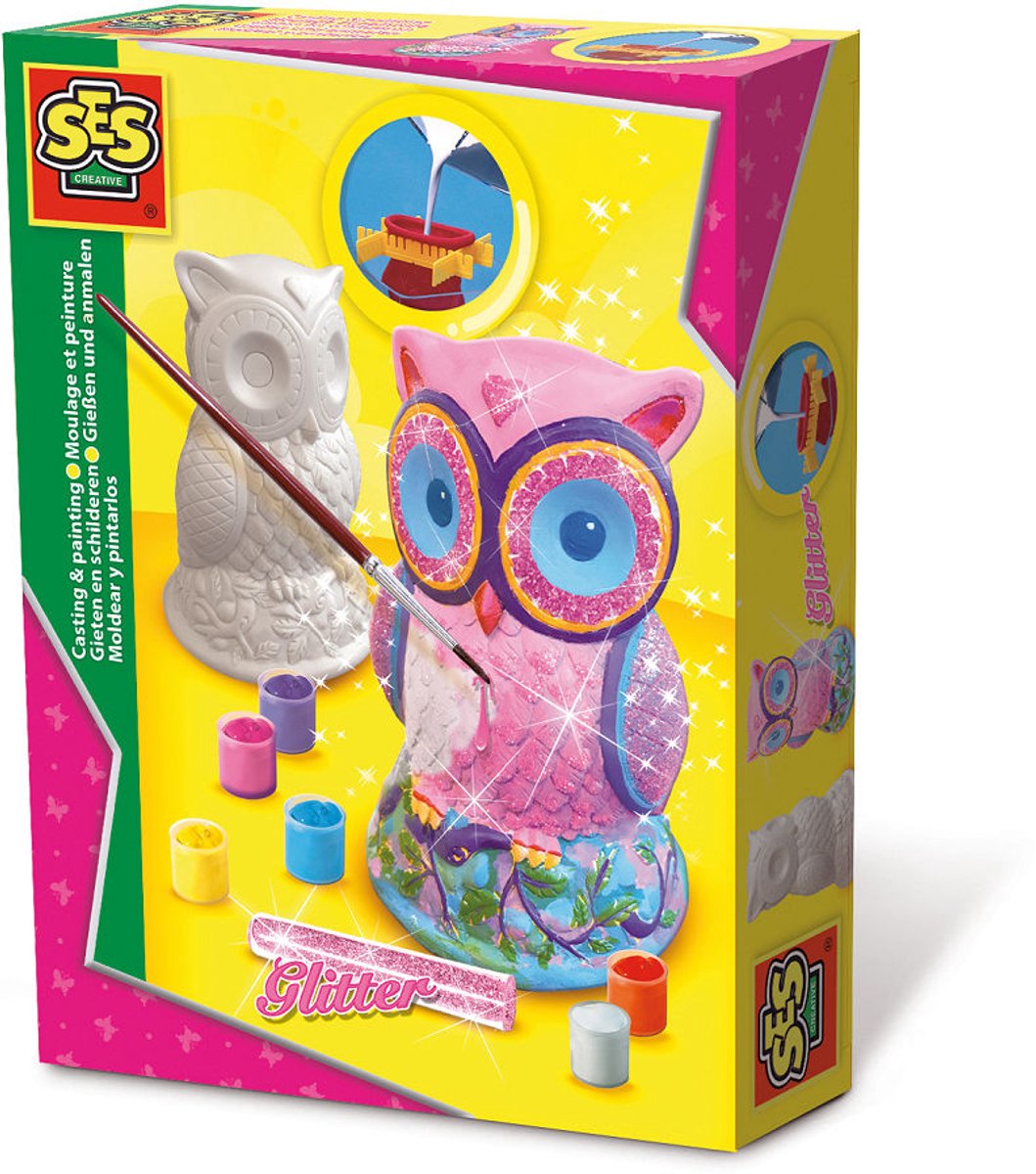 SES Creative Ses gips gieten en schilderen uil