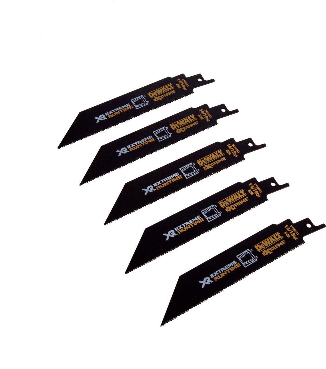 DeWalt Dewa reciprozaagblad, v hout, v staal, v non-ferro metalen