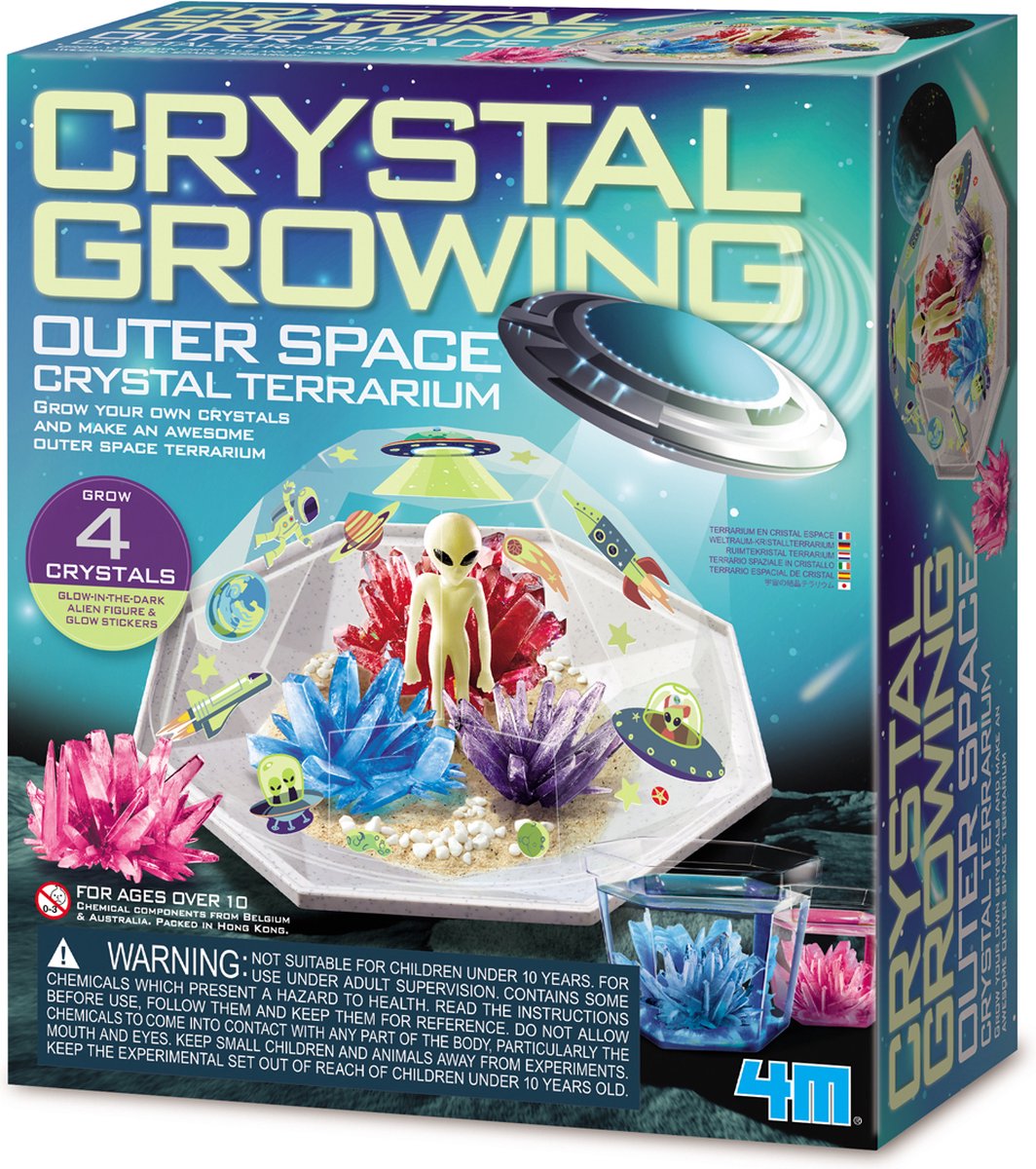 4M Groei een kristal - ruimte