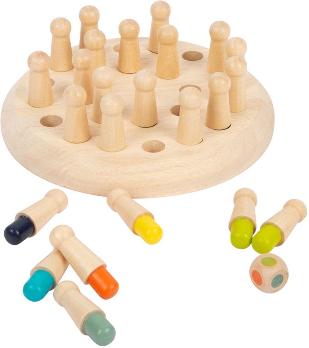 Small Foot - houten kleuren memo spel