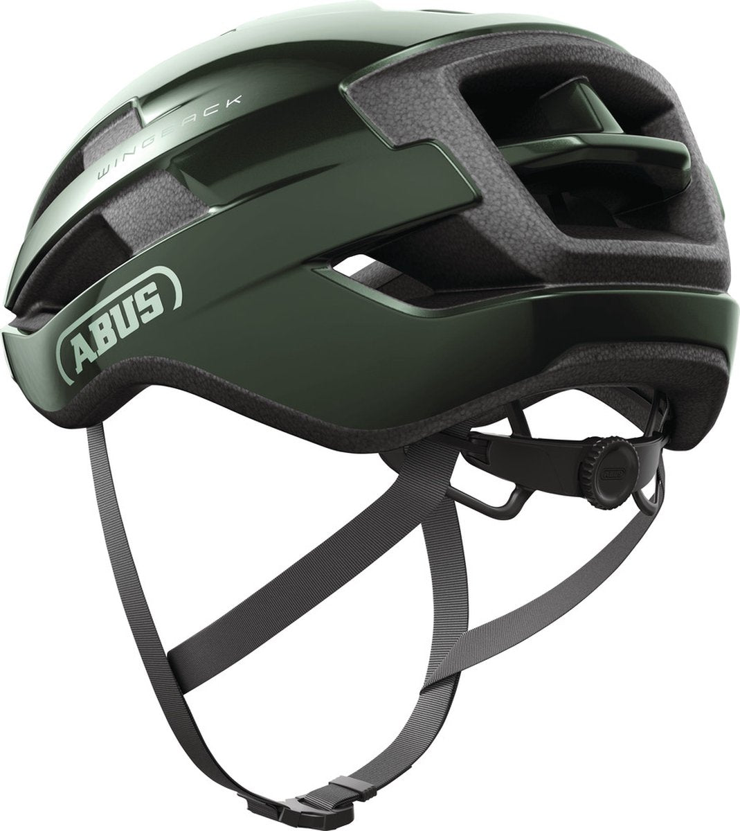 ABUS Fietshelm wingback moss green m - 54-58 cm - groen - geschikt voor gebruik op racefietsen - gravelbikes - 240 g