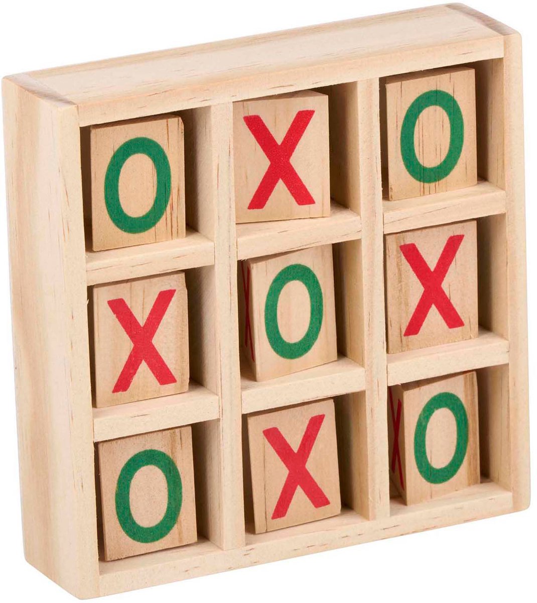 Eddy Toys Houten boter kaas en eieren spel