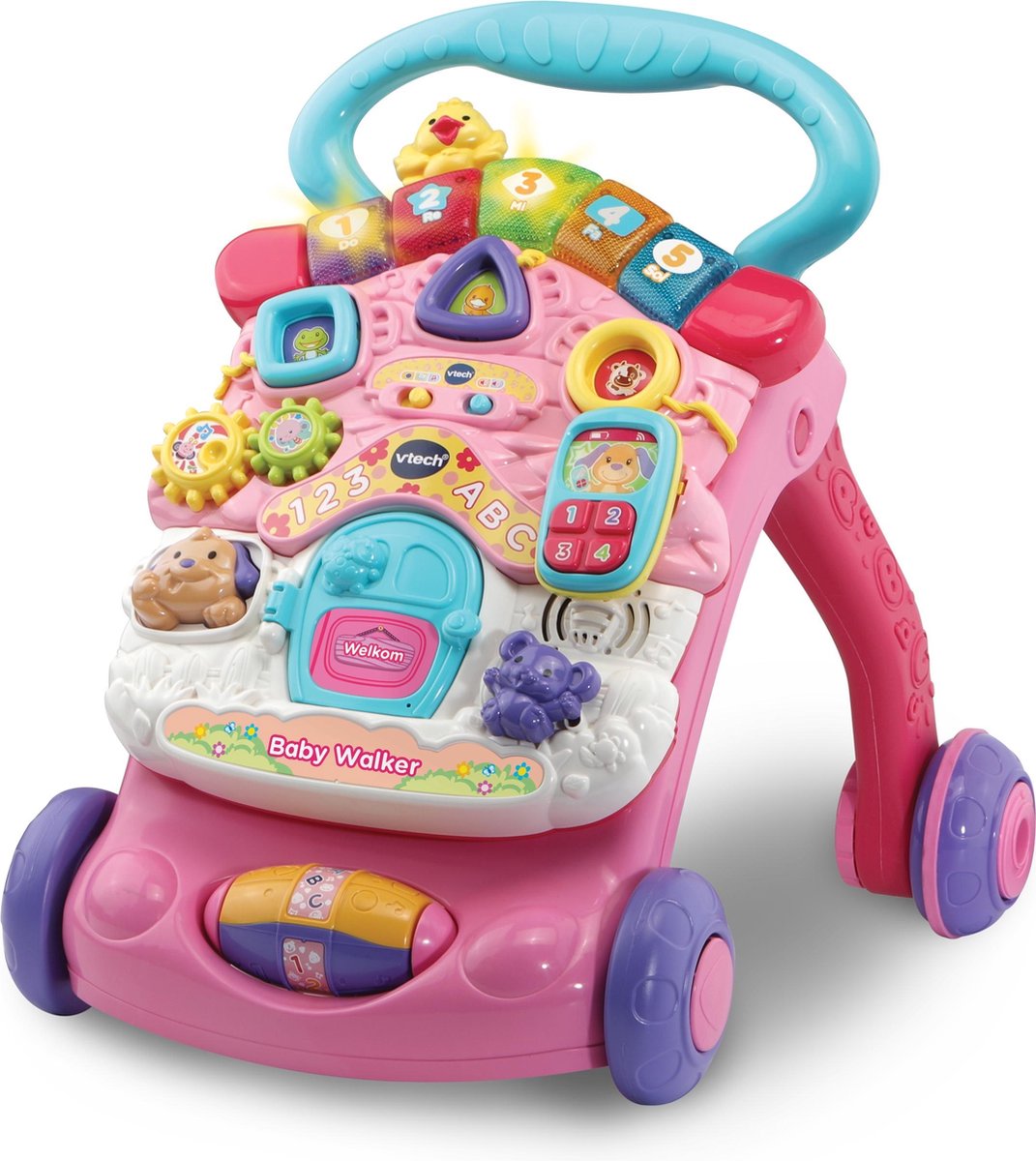 VTech baby walker roze