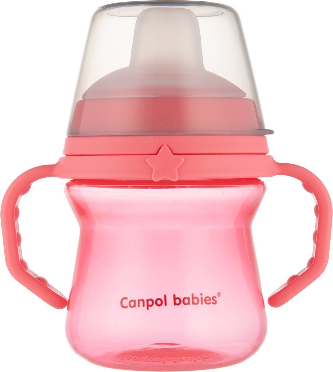 Canpol Babies | babybeker met siliconen tuit | firstcup | 150ml roze