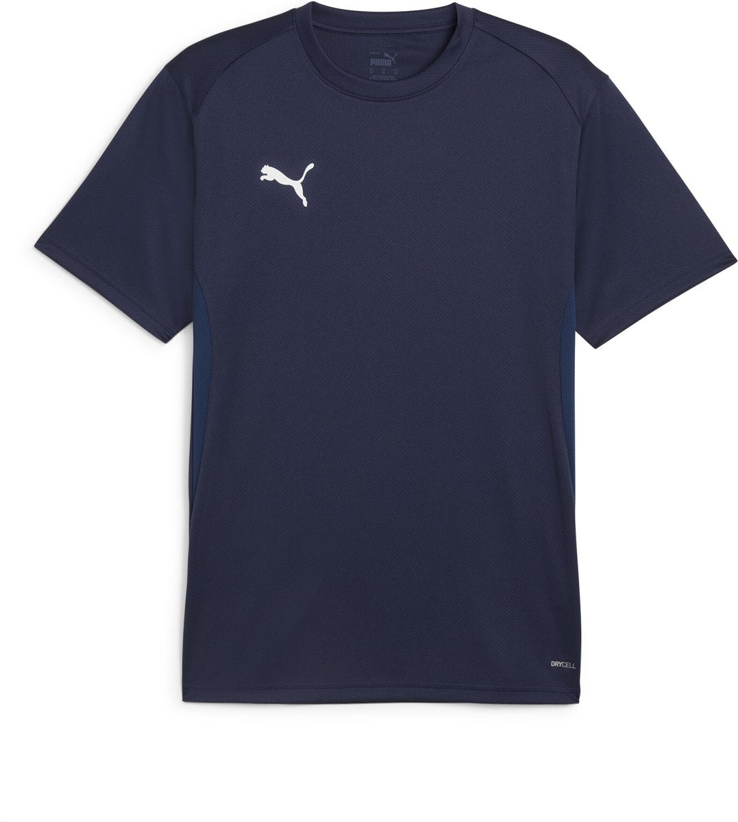 PUMA teamgoal jersey heren sportshirt - navy- white-persian blue