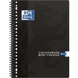 Collegeblok OXFORD A4+ Zwart