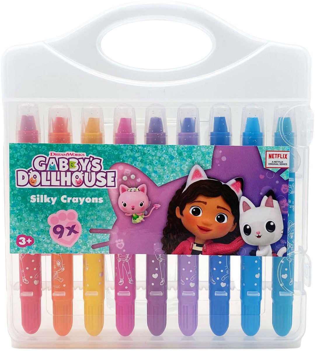 DREAMWORKS GABBY’S DOLLHOUSE Gabby's poppenhuis silky gel krijtjes