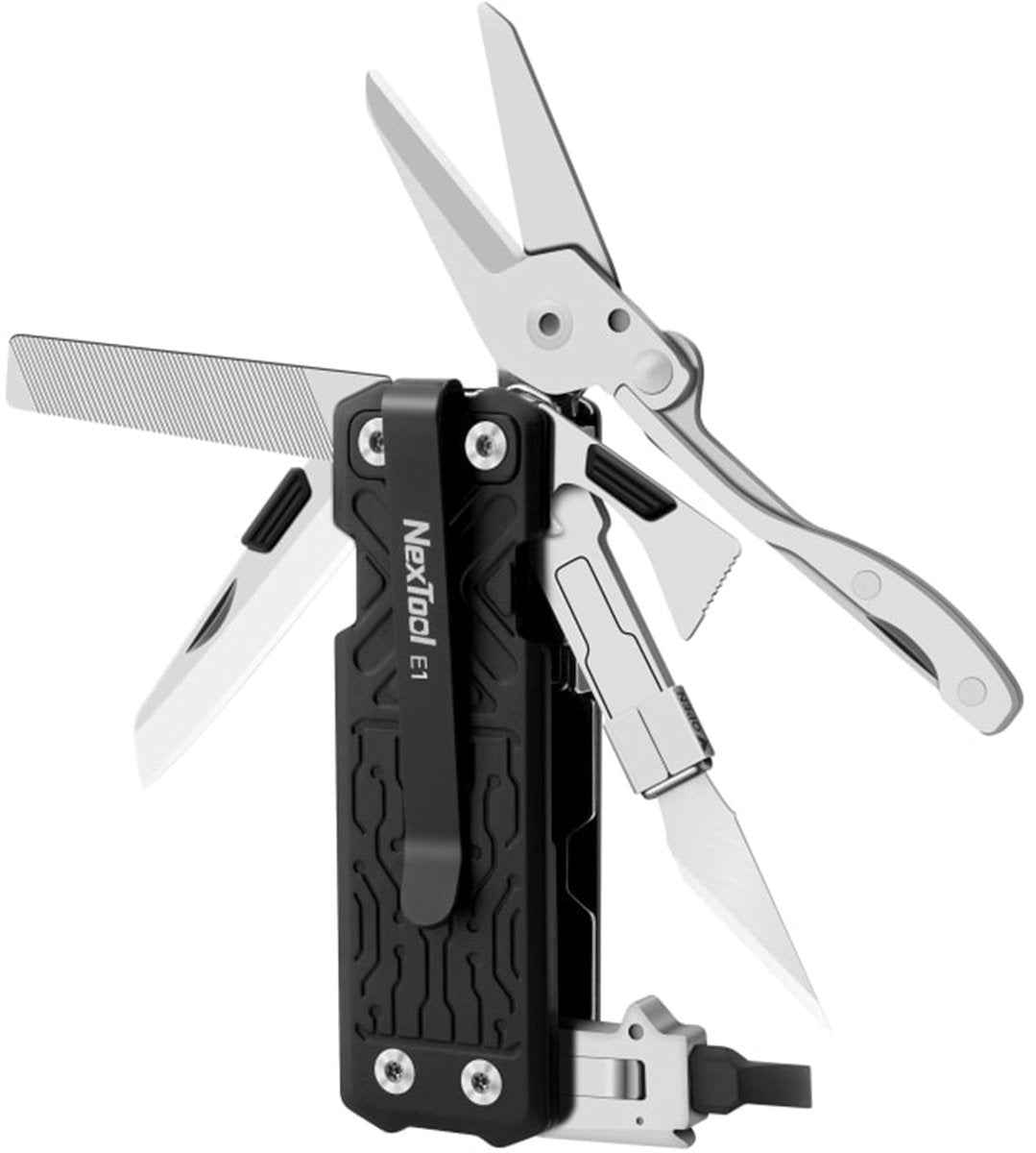 NexTool pocket tool e1 – multitool 10-in-1 – compact robuust – rvs constructie – voor everyday carry