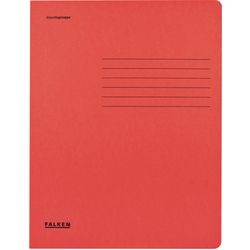 3-Flap mappen Falken A4 Rood