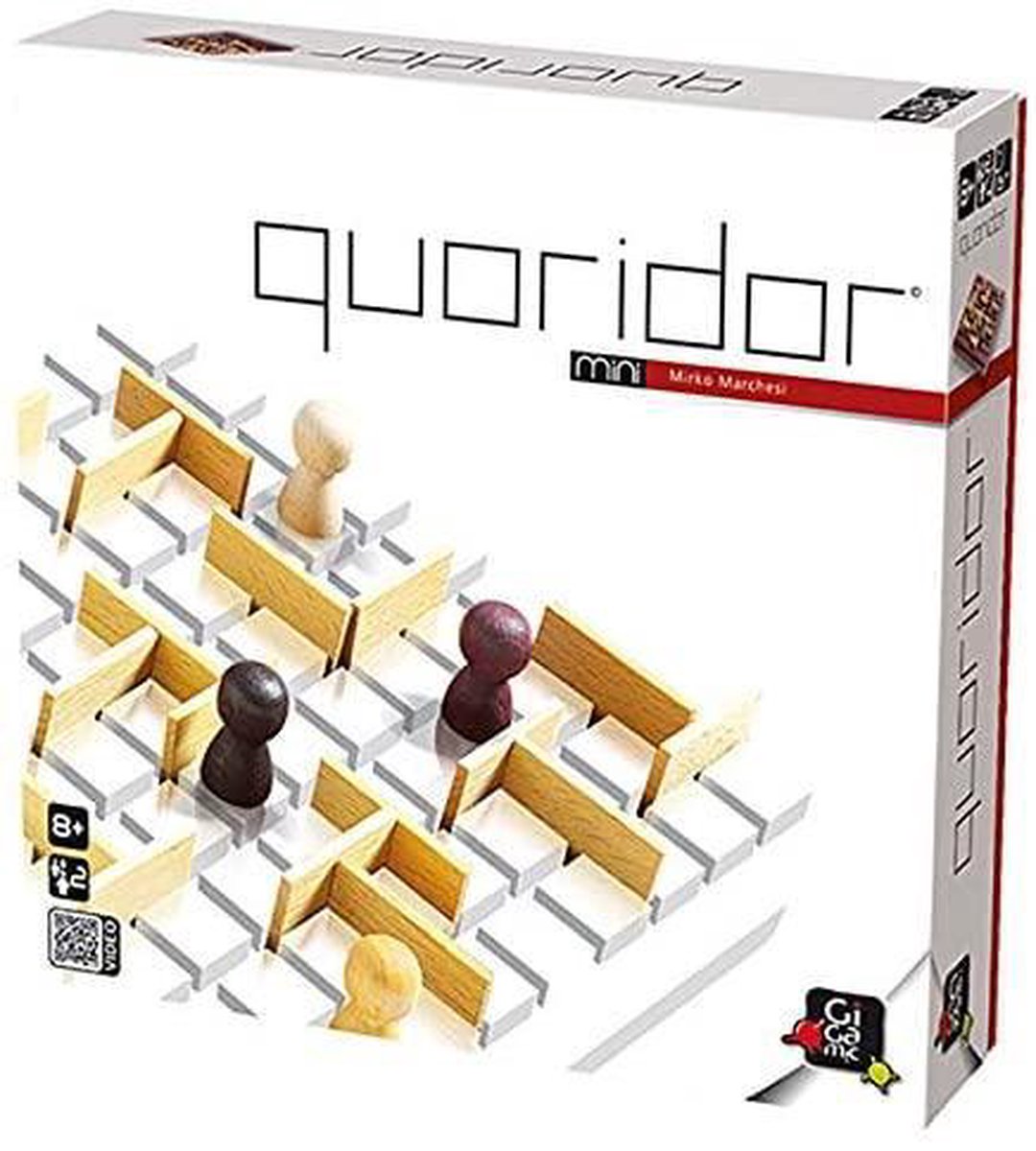 999Games Gigamic - quoridor mini - abstract strategisch spel - nl gb fr de es it
