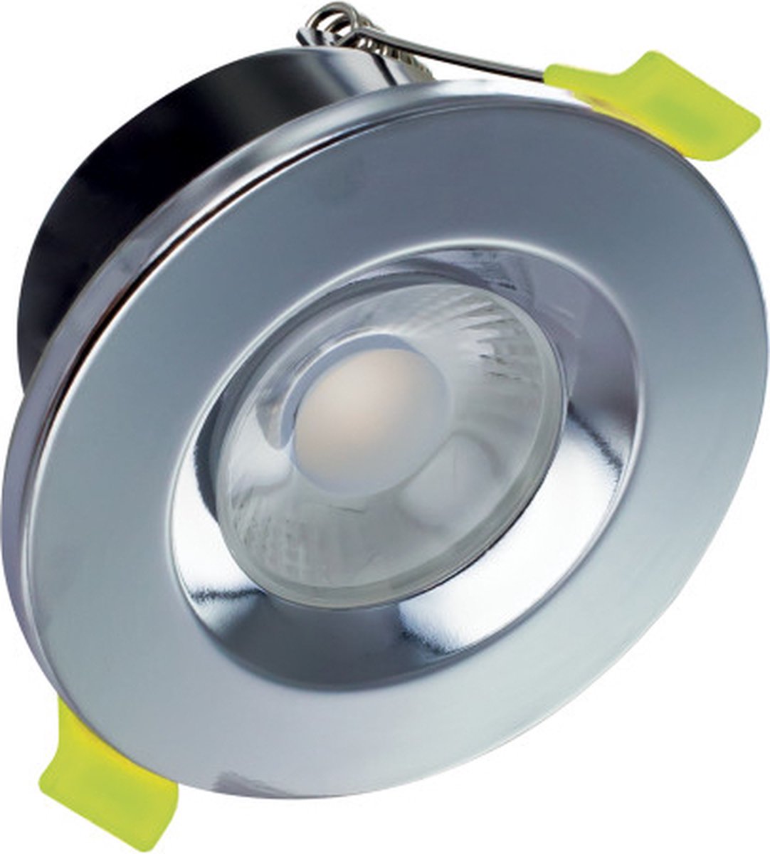 Integral LED - inbouwspot - 8 watt - 3000k - 800 lumen - 55° lichthoek - dimbaar - ip65 - chrome