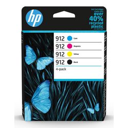 Inktcartridge pak HP 912 zwart cyaan magenta geel