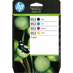 Inktcartridge pak HP 953 zwart cyaan magenta geel