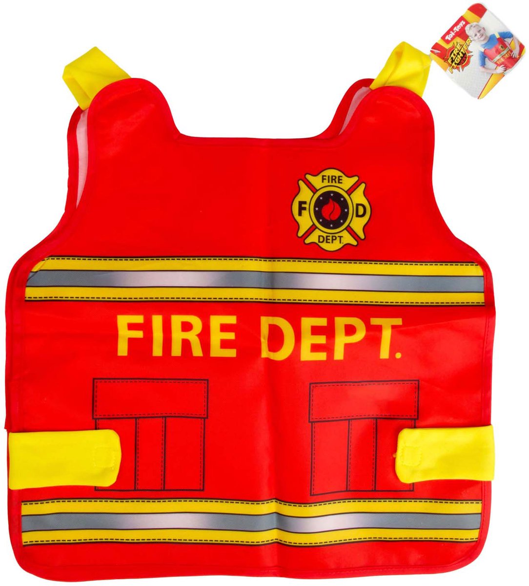 Toi-Toys Brandweermanvest verkleedhesje