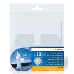 CD- DVD hoesjes HERMA 7688 Doorzichtig