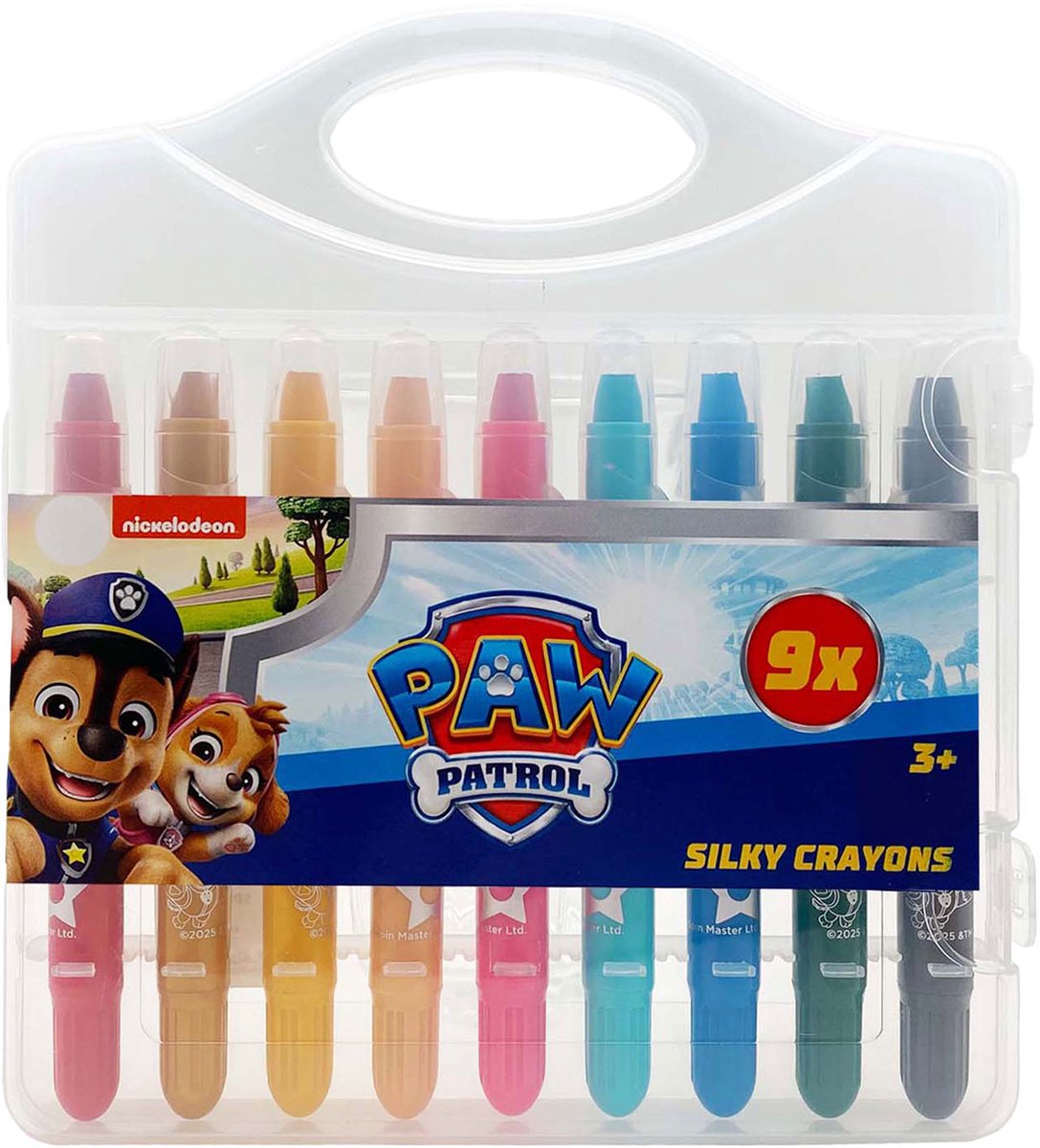 Nickelodeon Paw patrol gel krijtjes set - silky crayons voor kinderen.