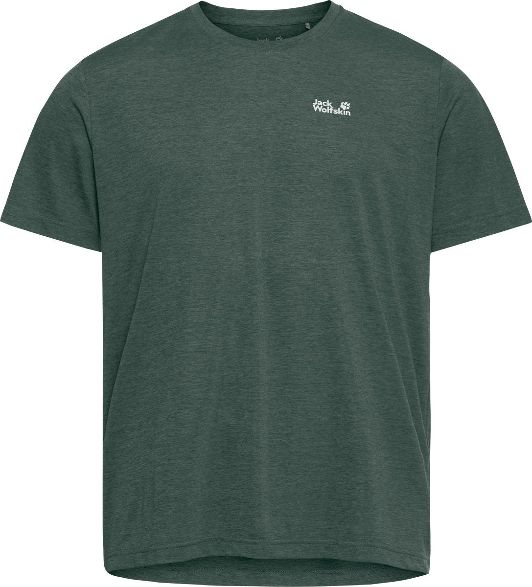 Jack Wolfskin wildtrail t-shirt heren - heren korte mouw - sago palm