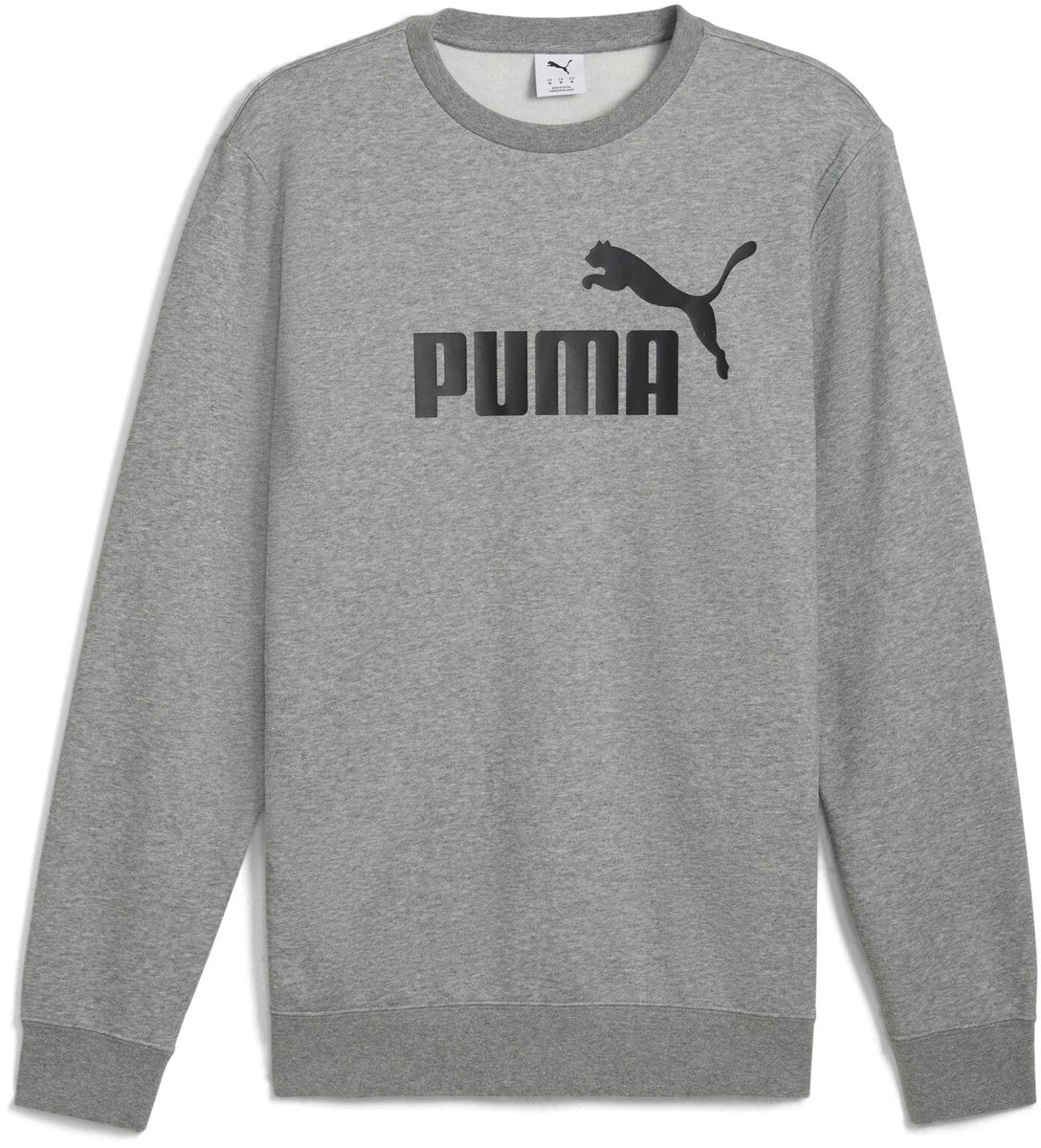 PUMA ess no. 1 logo crew fl heren trui - medium gray heather