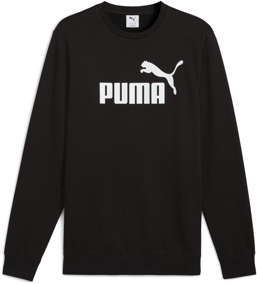 PUMA ess no. 1 logo crew fl heren trui - black