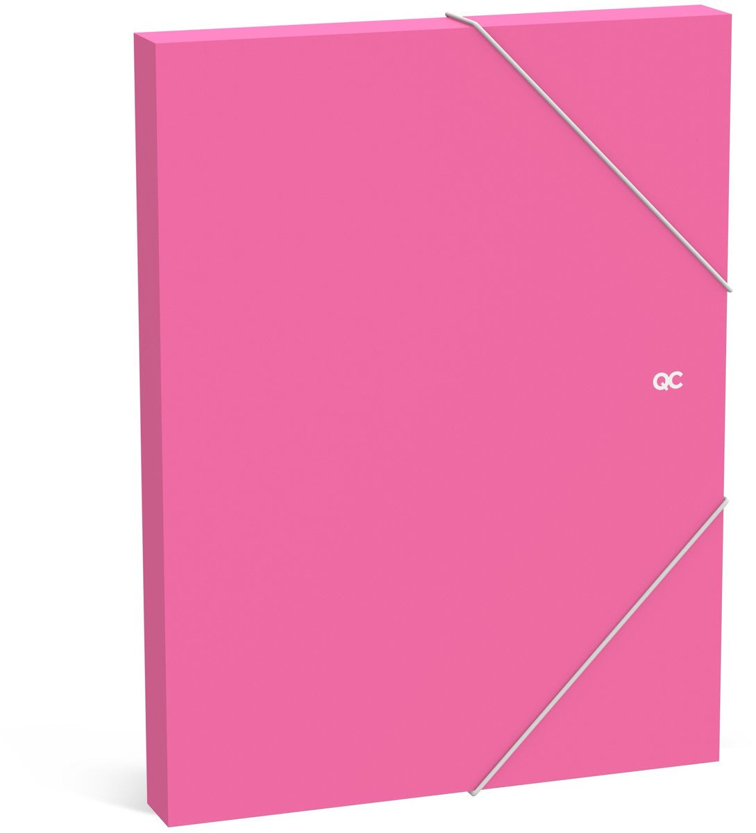 QC COLOUR documenten box - neon pink