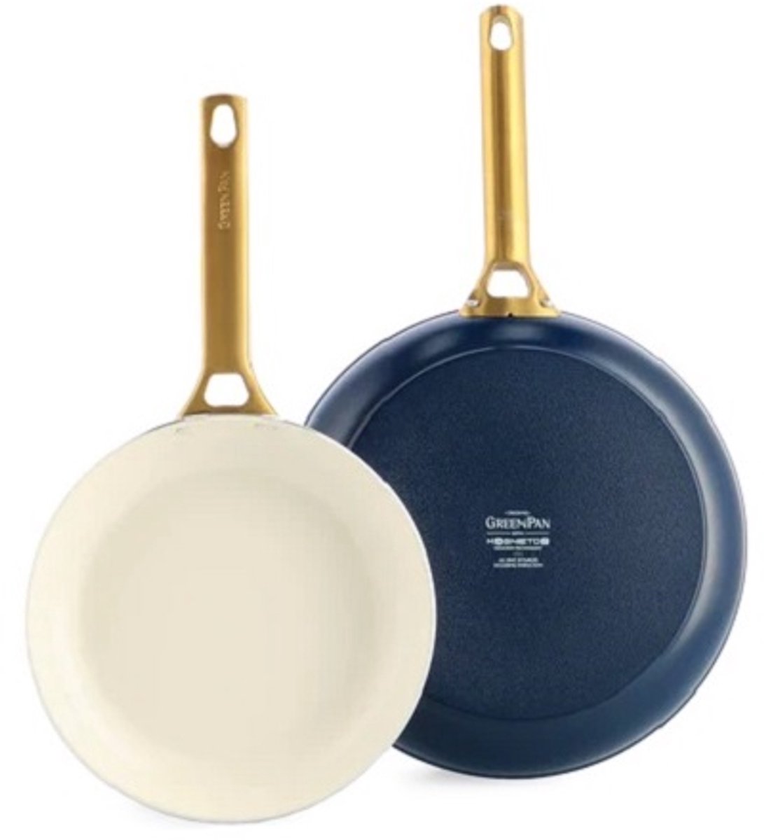 GreenPan koekenpannenset 20 26cm 'padova oxford blue'