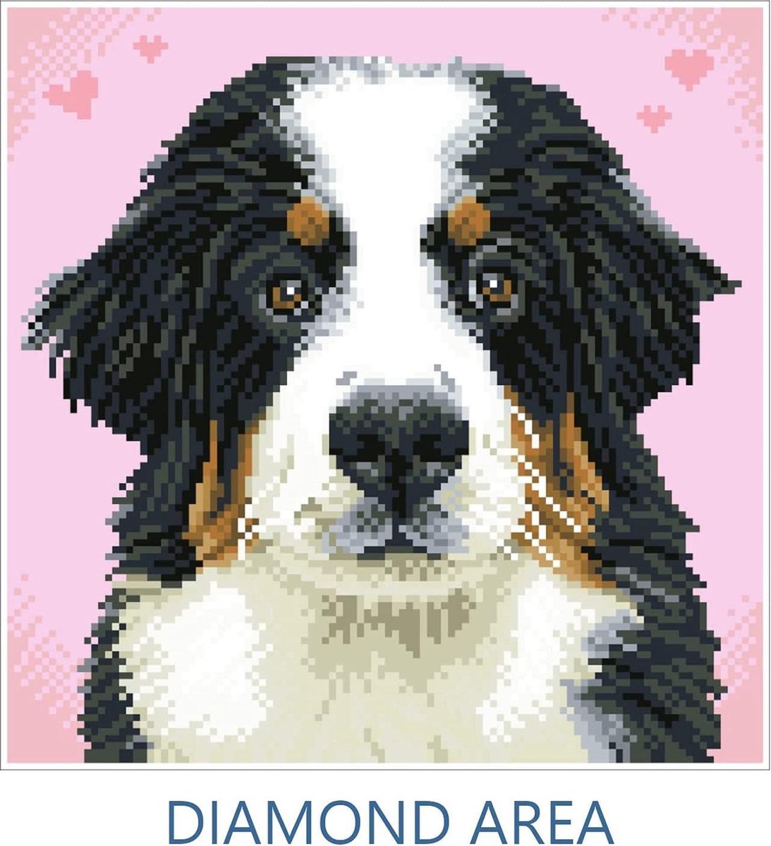 DIAMOND DOTZ® Diamond dotz dog zuzu - diamond painting - 11.664 dotz - 29x29 cm