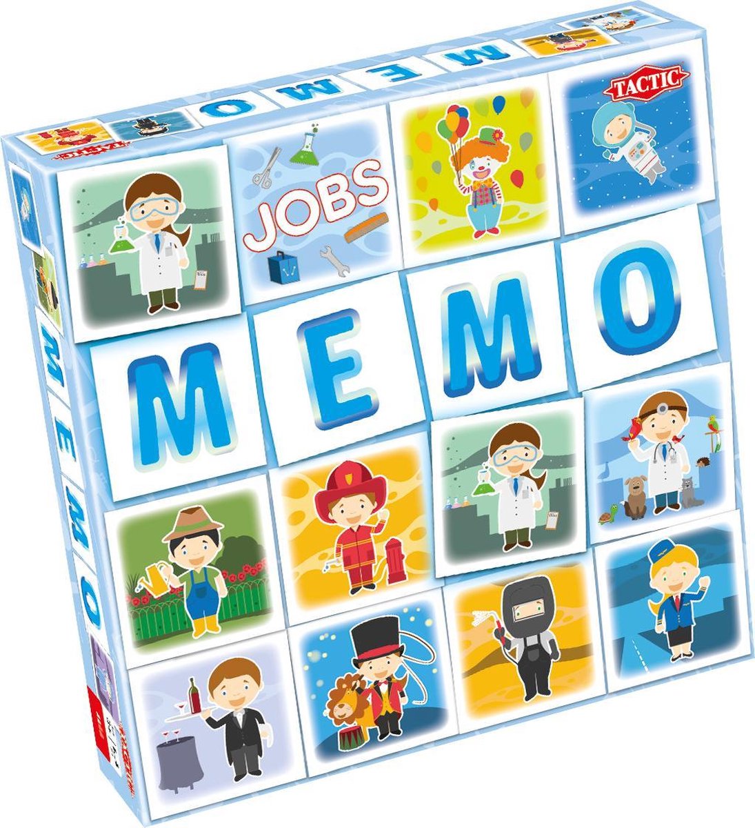 Tactic memory - kaartspel - memo - beroepen