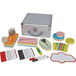 MAUL Moderatieset compact aluminium, zilver