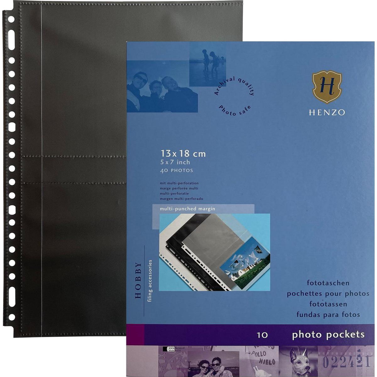 10Photosheets 13x18 black