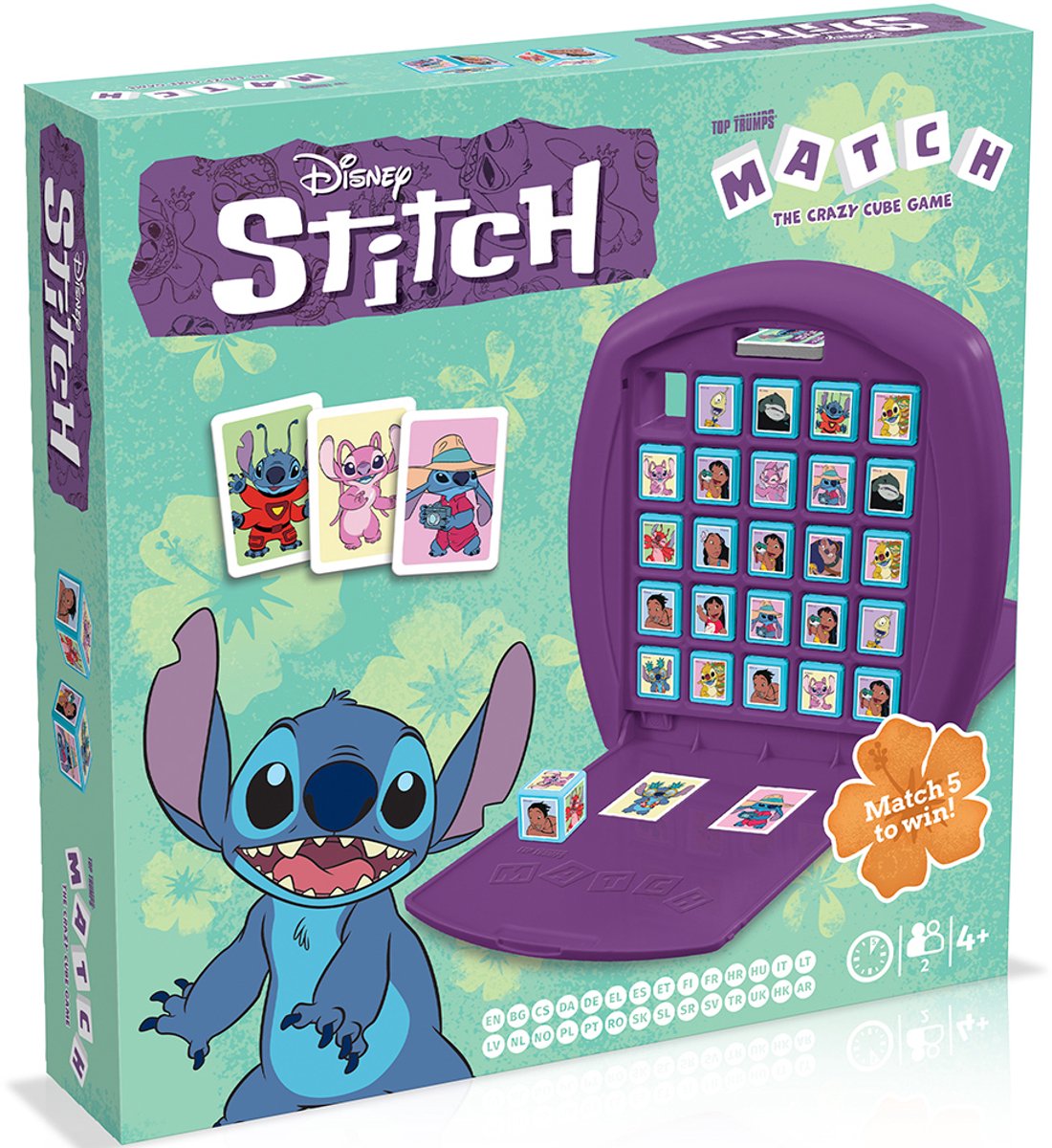 Winning Moves top trumps match the craze cube game - bordspel - lilo stitch new version