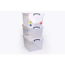 Opbergbox Really Useful boxes 33.5CCB-PK3 33.5 L Transparant
