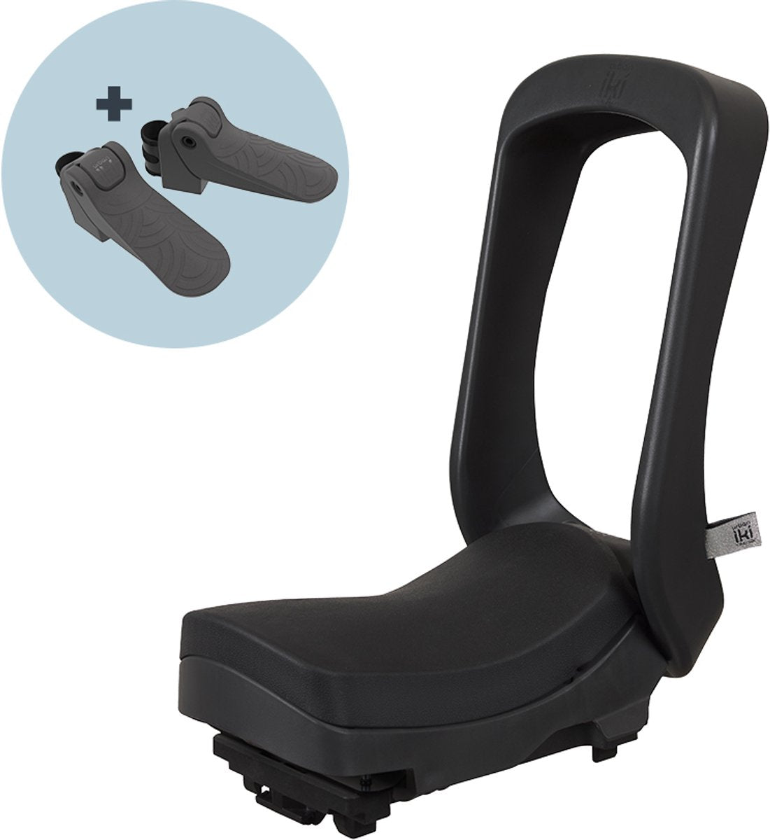 Urban Iki junior fietszitje - mik hd - bincho black bincho black