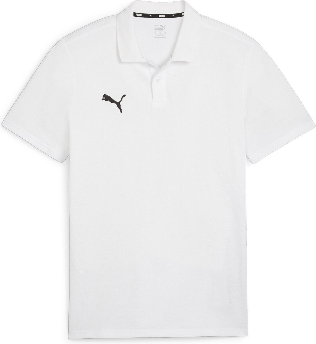 PUMA teamgoal casuals polo heren sportshirt - white- black