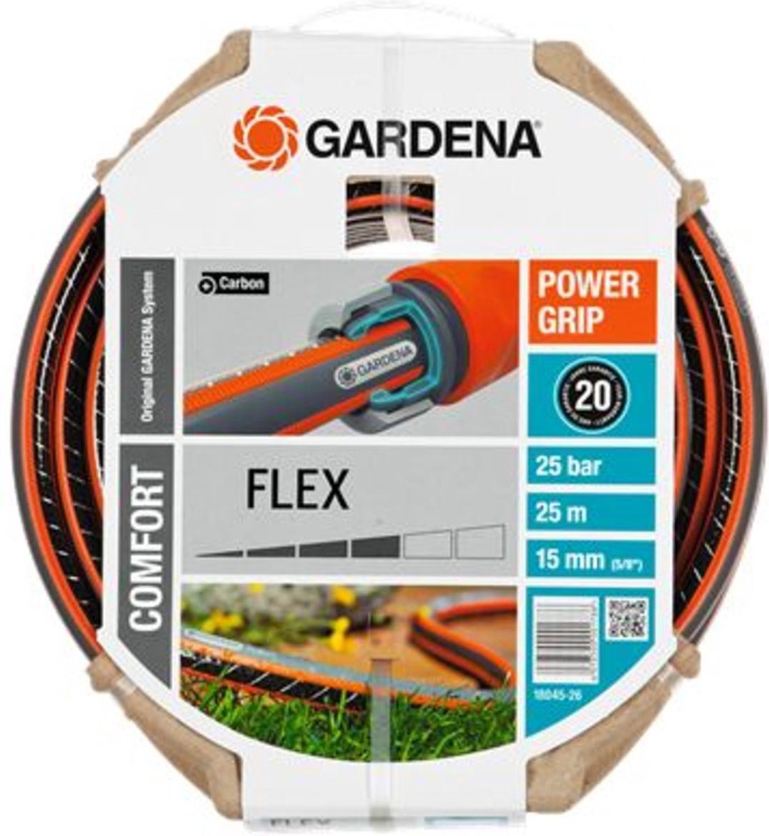 GARDENA comfort flex tuinslang - 15 mm (5 8 ) - 25 meter