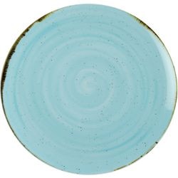 Bord Nova Saturno gespikkeld Blauw Porselein
