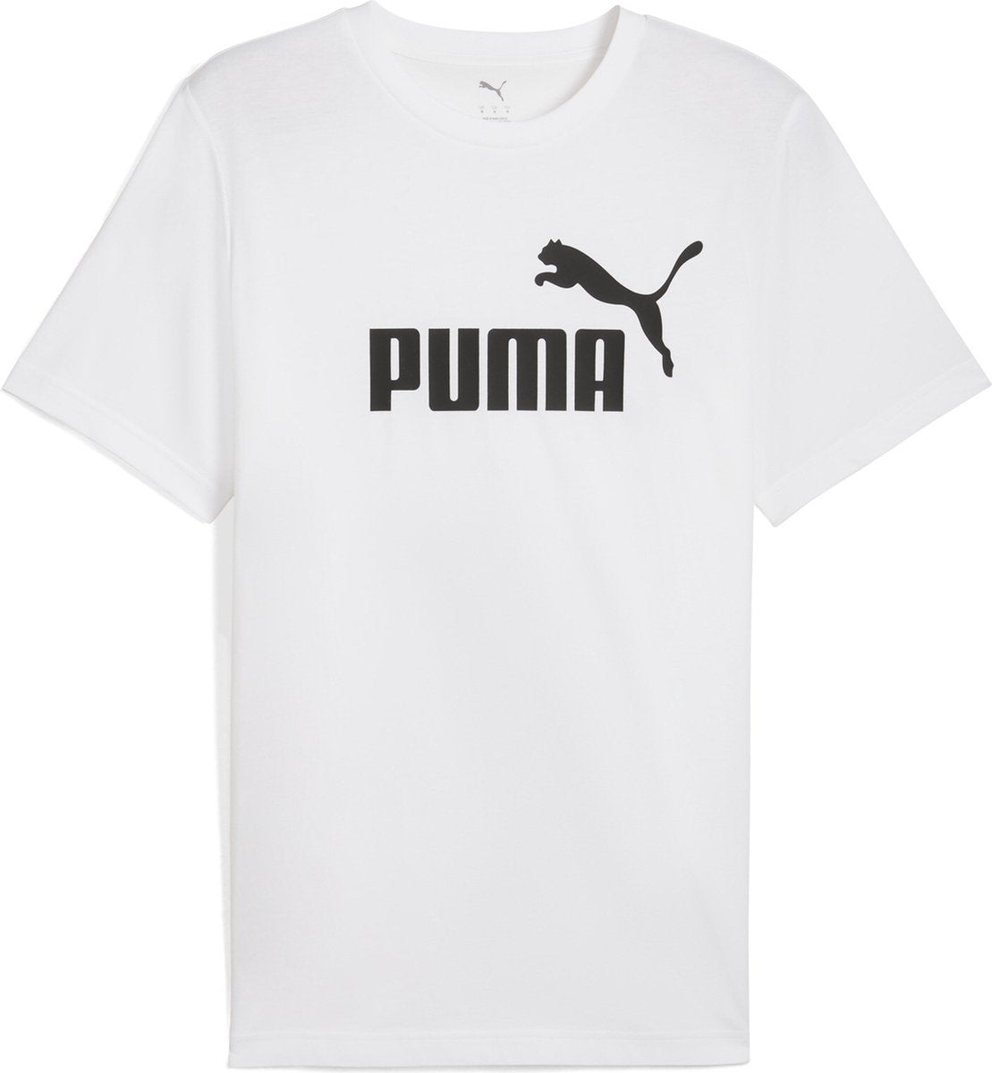 PUMA ess no. 1 logo tee heren tshirt - white